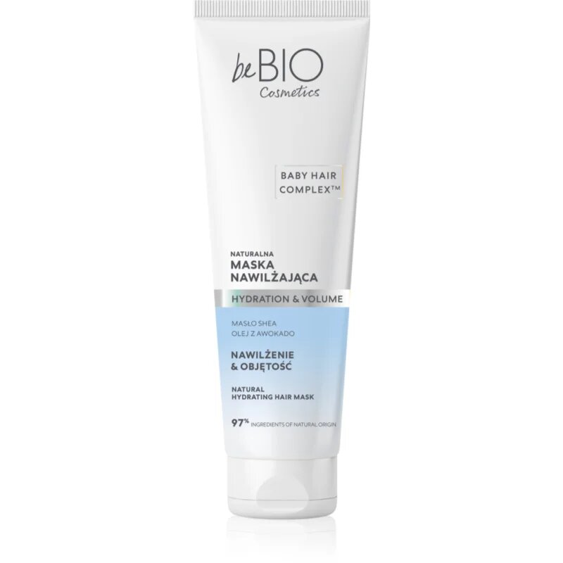 beBIO Baby Hair Complex Hydration & Volume hidratáló maszk hajra a dús hatásért 150 ml