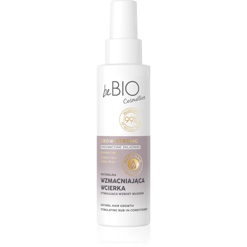 beBIO Baby Hair Complex öblítés nélküli kondicionáló a haj növekedéséért és megerősítéséért a hajtövektől kezdve 100 ml
