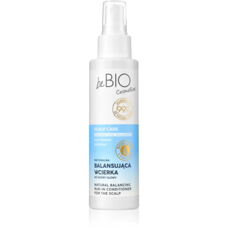 beBIO Baby Hair Complex Scalp Care öblítést nem igénylő fejbőrápolás a bőrréteg megújítására 100 ml