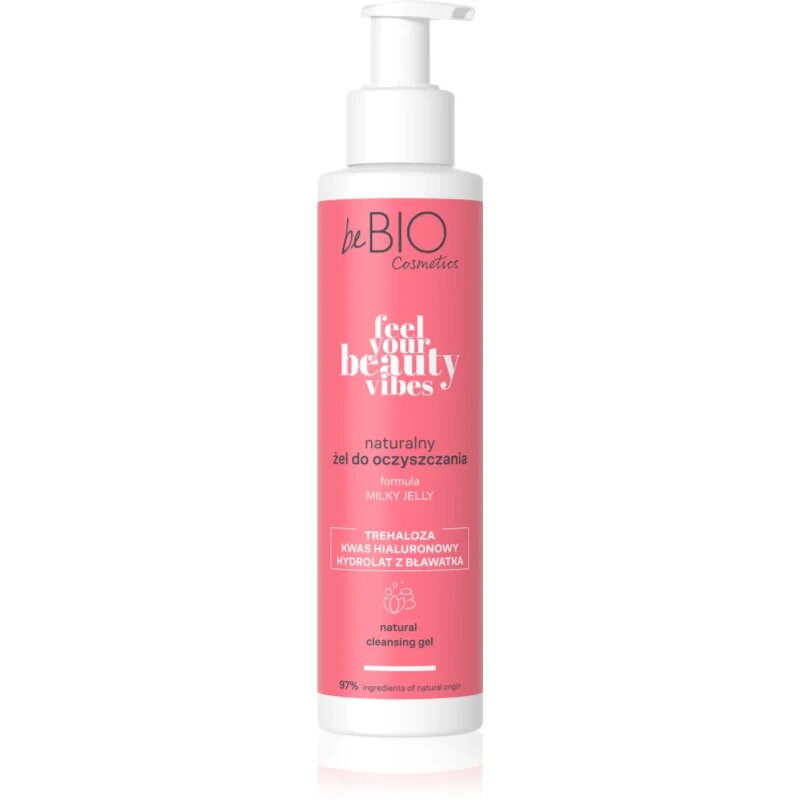 beBIO Feel Your Beauty Vibes krémes tisztító gél az arcra 150 ml
