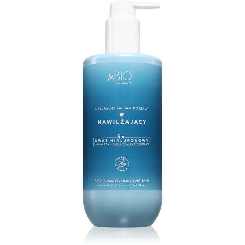 beBIO Moisturizing hidratáló testápoló tej 350 ml