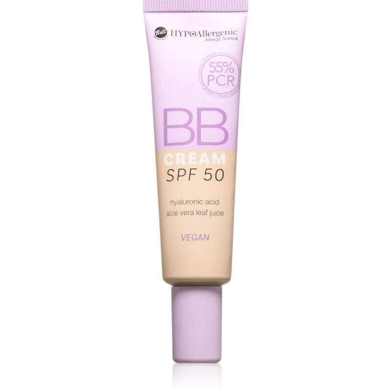 Bell HYPOallergenic hidratáló BB krém SPF 50 árnyalat 02 Natural 30 g