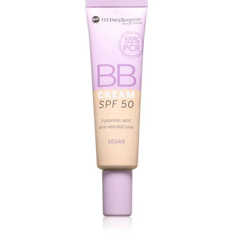 Bell HYPOallergenic hidratáló BB krém SPF 50 árnyalat 03 Amber 30 g