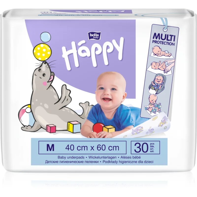 BELLA Baby Happy Baby Underpads eldobható pelenkázó-alátétek 40x60 cm 30 db