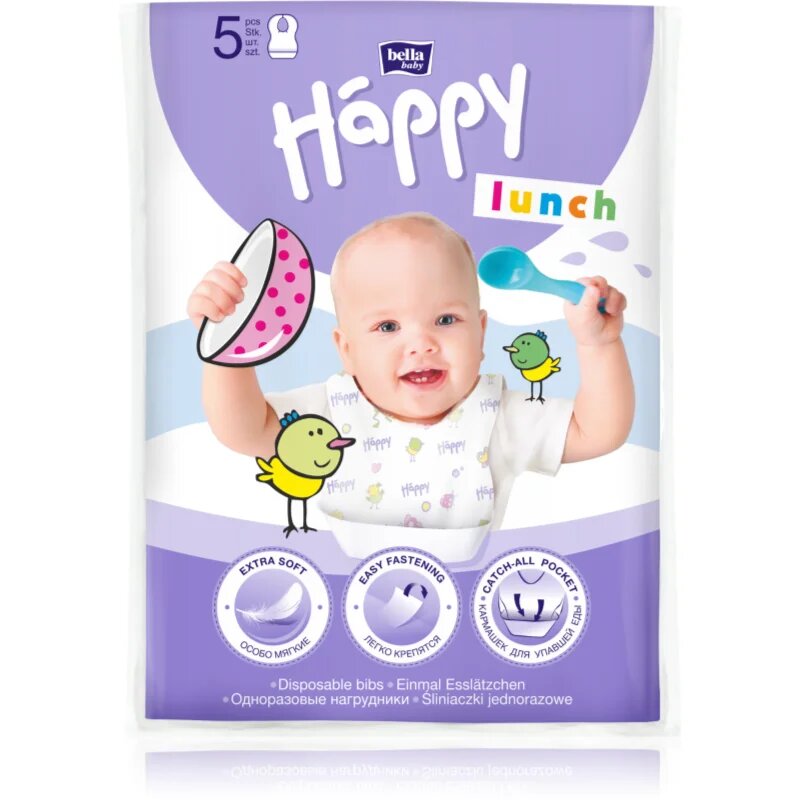 BELLA Baby Happy Lunch előke egyszerhasználatos 5 db