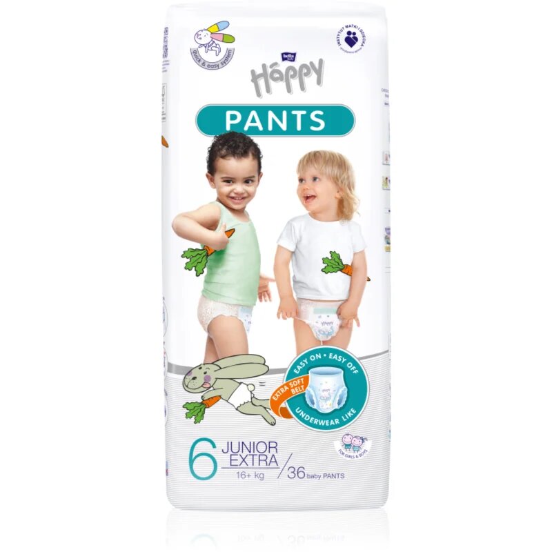 BELLA Baby Happy Pants eldobható nadrágpelenkák Junior Extra 6 (16+ kg) 36 db