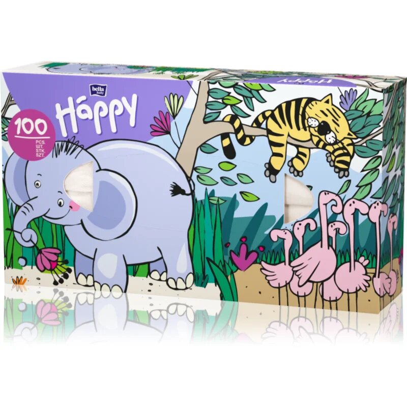 BELLA Baby Happy Paper Tissues papírzsebkendő 100 db