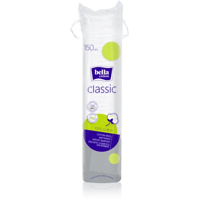 BELLA Cotton Classic sminklemosó vattakorong 150 db