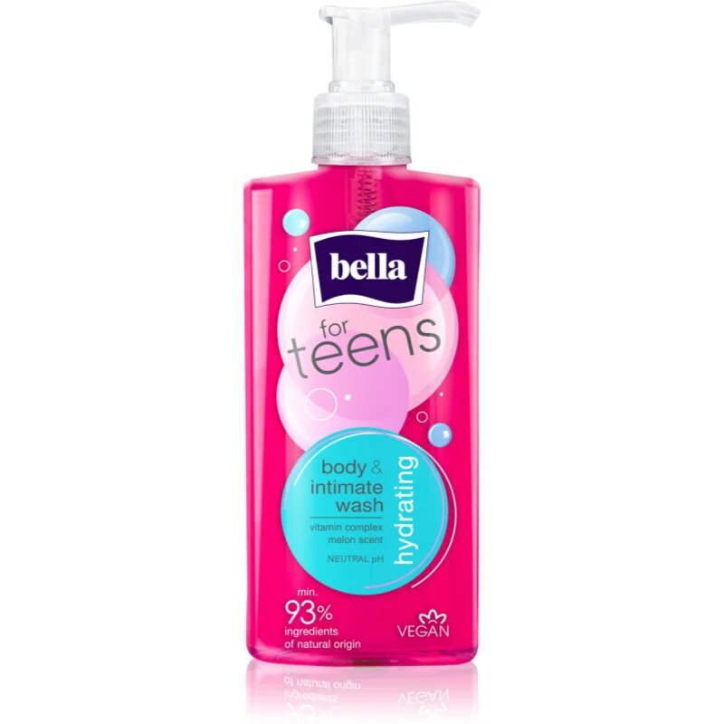 BELLA For Teens Body & Intimate Wash gél az intim higiéniára 250 ml