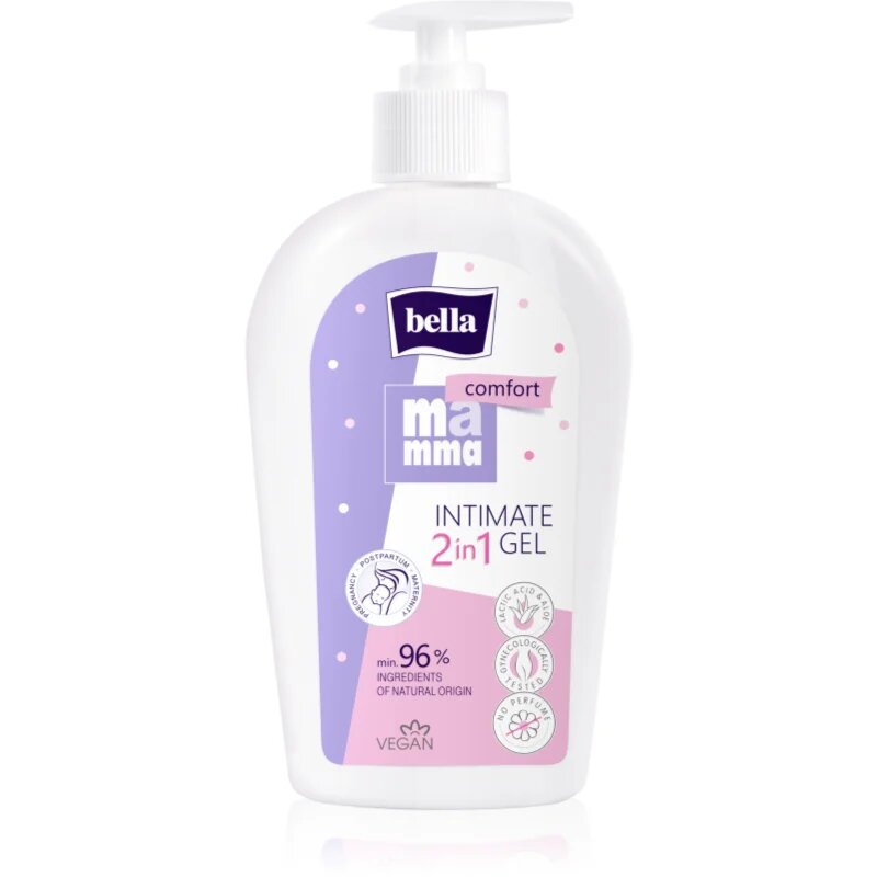BELLA Mamma Comfort Intimate Gel 2 in 1 gél az intim higiéniára 2 az 1-ben 300 ml