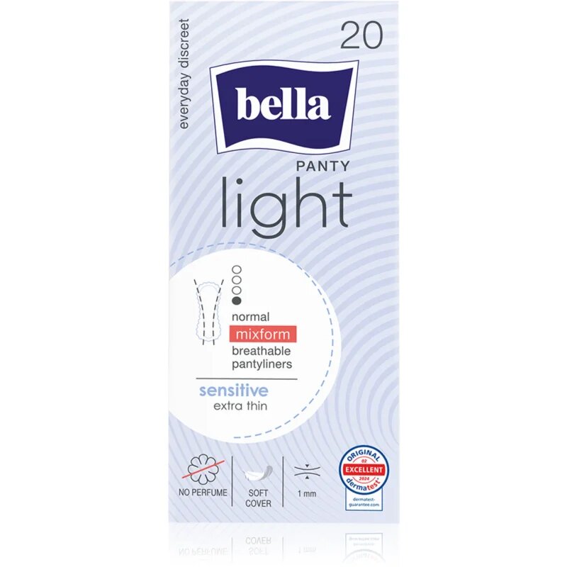 BELLA Panty Light Sensitive tisztasági betétek 20 db