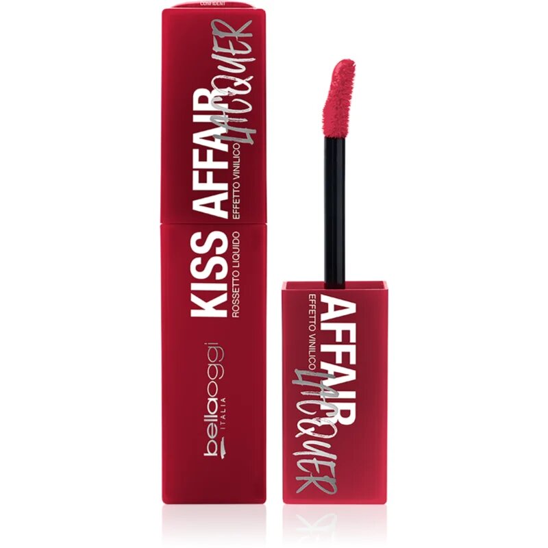bellaoggi Kiss Affair Lacquer hosszantartó folyékony rúzs árnyalat Confident 3.9 ml