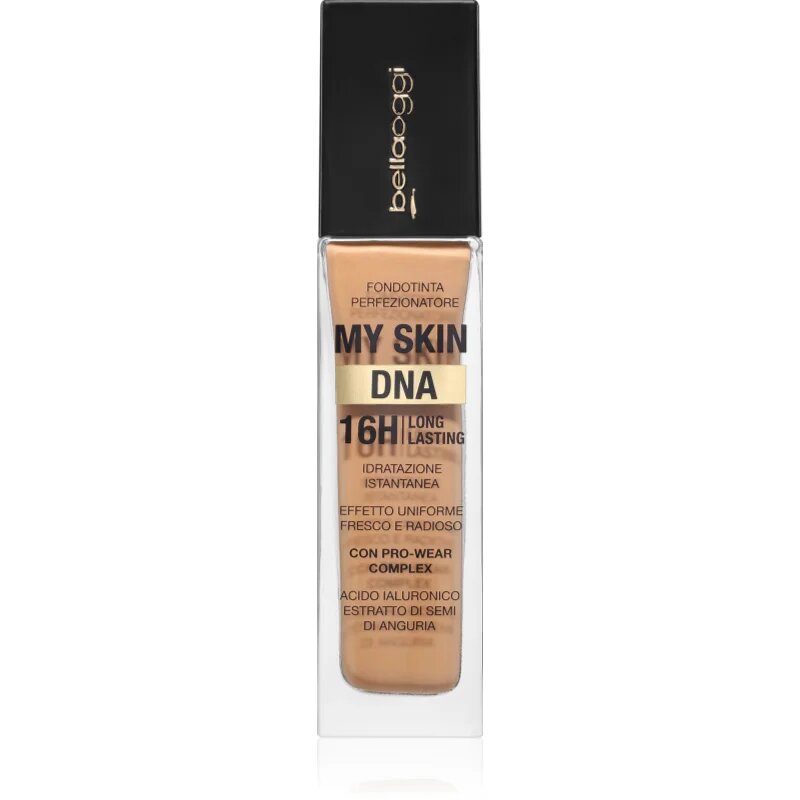 bellaoggi My Skin DNA hidratáló alapozó a tökéletes bőrért árnyalat Cashmere Nude 34 ml