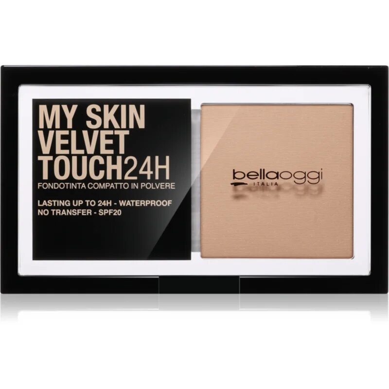 bellaoggi My Skin Velvet Touch 24H kompakt púderes alapozó SPF 20 árnyalat 15C Natural Beige 9 g