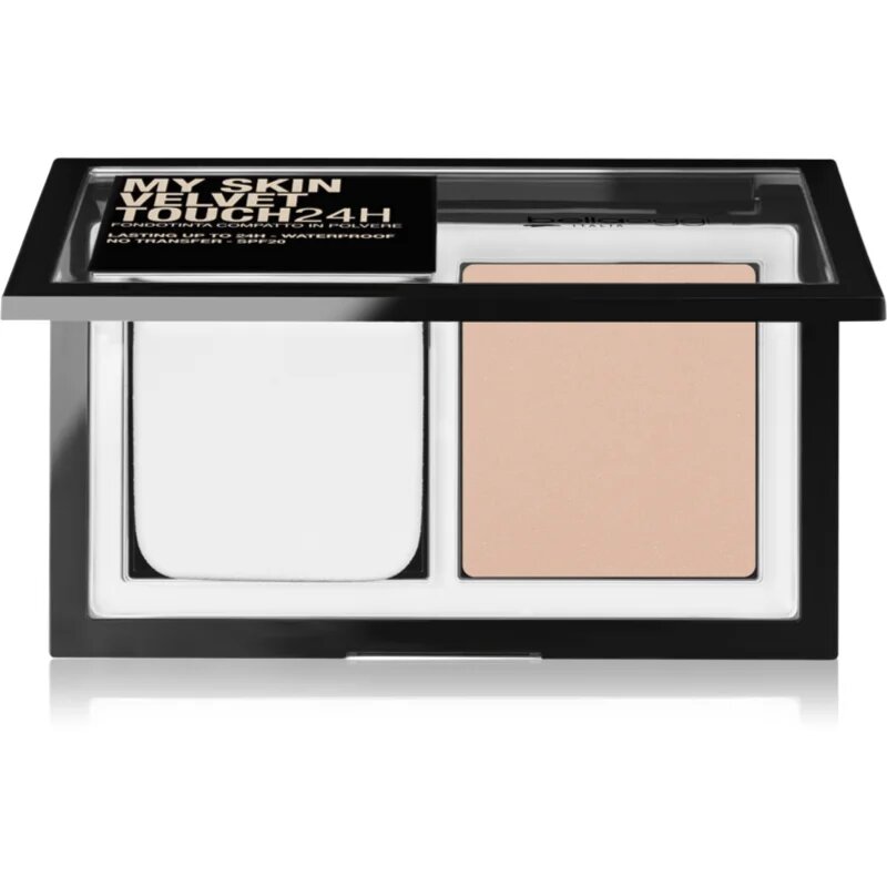 bellaoggi My Skin Velvet Touch 24H kompakt púderes alapozó SPF 20 árnyalat 15N Linen 9 g