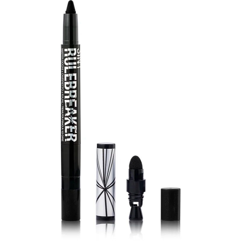 bellaoggi Rule Breaker 3 In 1 vízálló szemceruza 3 az 1-ben árnyalat Black 1 g