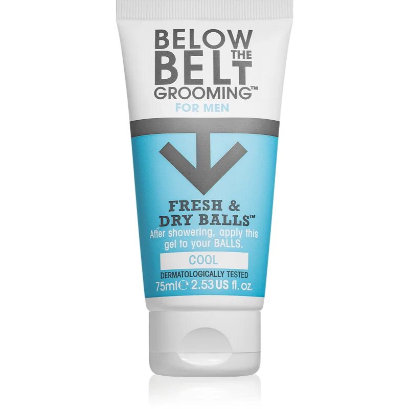 Below the Belt Grooming Cool Intimate Gel Intim gél férfiaknak 75 ml