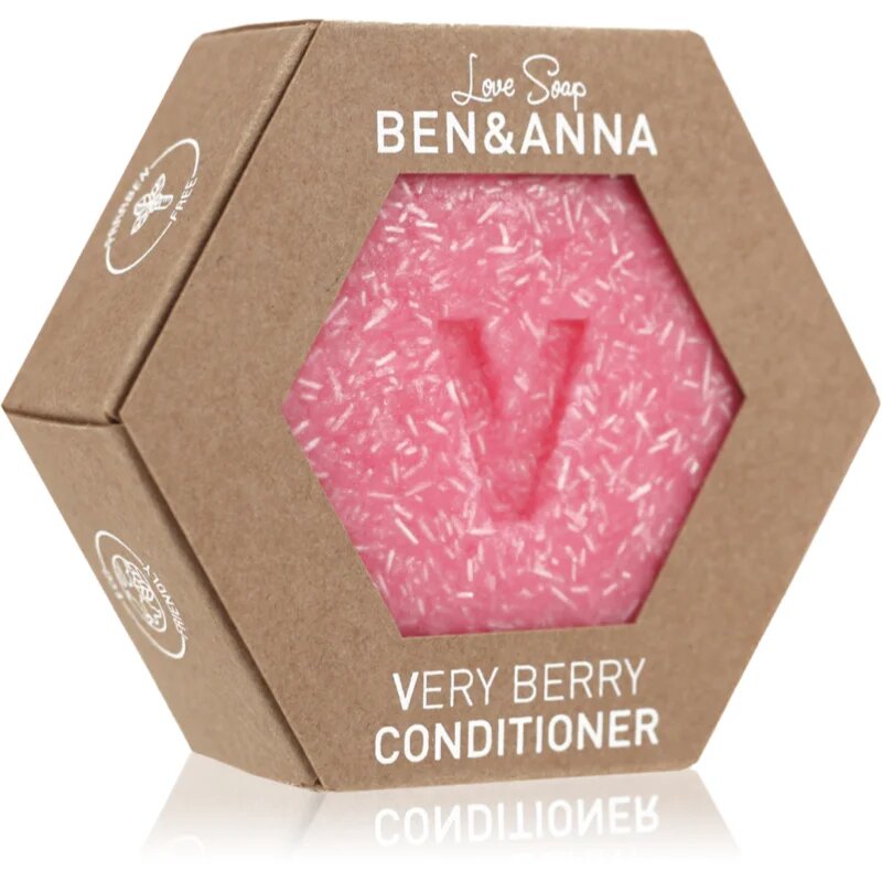 BEN&ANNA Love Soap Conditioner szilárd hajkondicionáló Very Berry 60 g