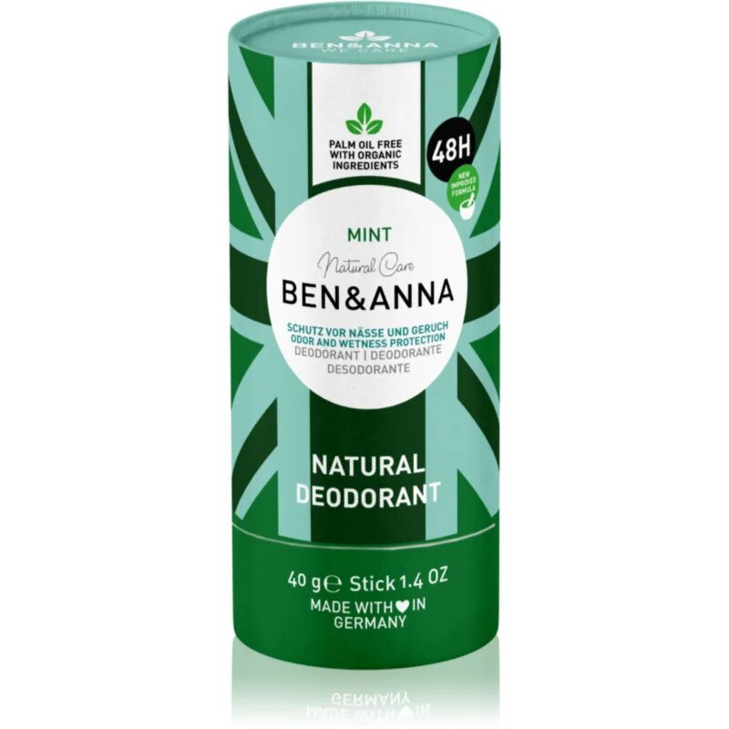 BEN&ANNA Natural Care Mint természetes szilárd dezodor 40 g