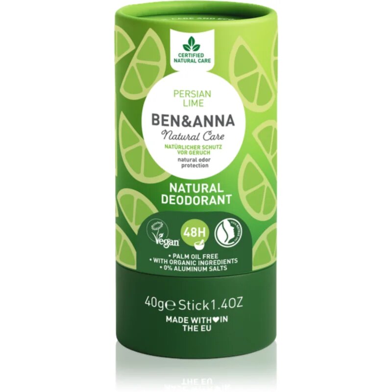 BEN&ANNA Natural Deodorant Persian Lime izzadásgátló deo stift 40 g