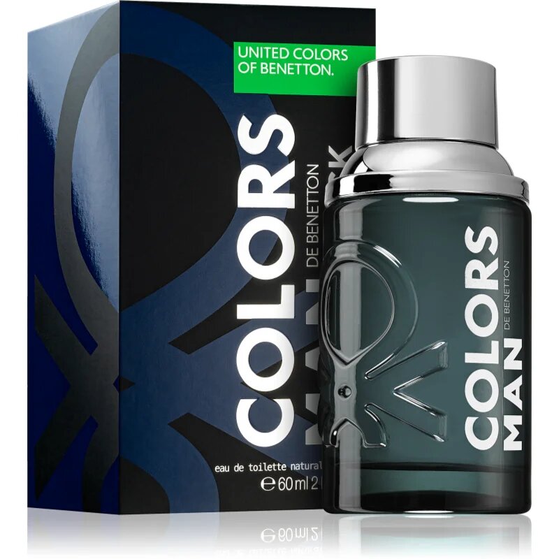 Benetton Colors de Man Black Eau de Toilette uraknak 60 ml