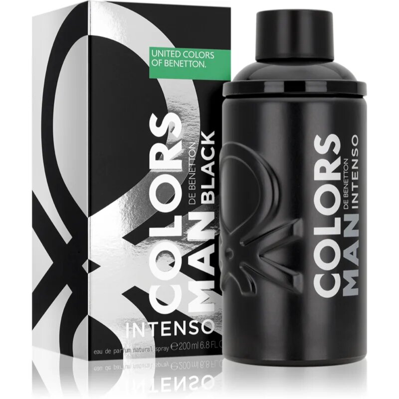 Benetton Colors de Man Black Intenso Eau de Toilette uraknak 200 ml