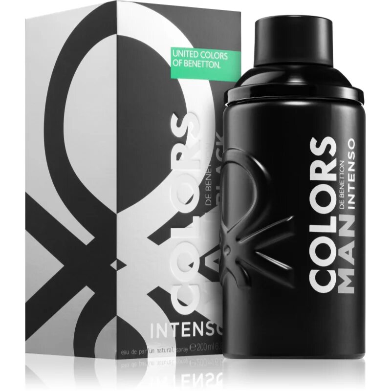 Benetton Colors de Man Black Intenso Eau de Toilette uraknak 200 ml
