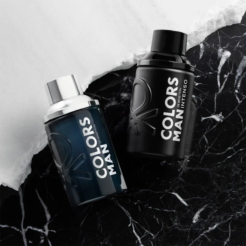 Benetton Colors de Man Black Intenso Eau de Toilette uraknak 200 ml