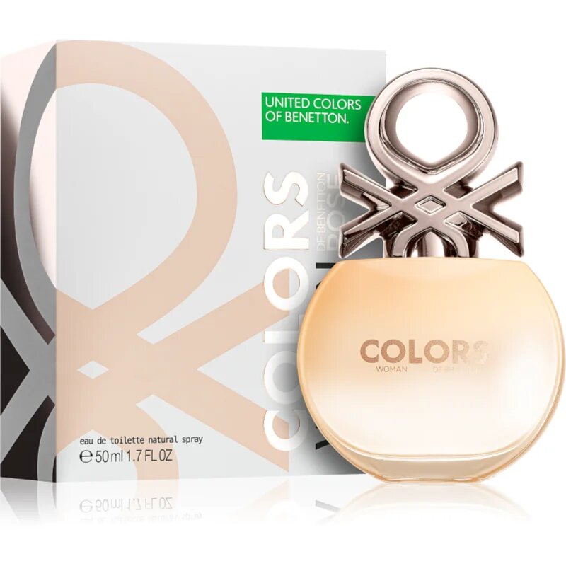 Benetton Colors de Woman Rose Eau de Toilette hölgyeknek 50 ml