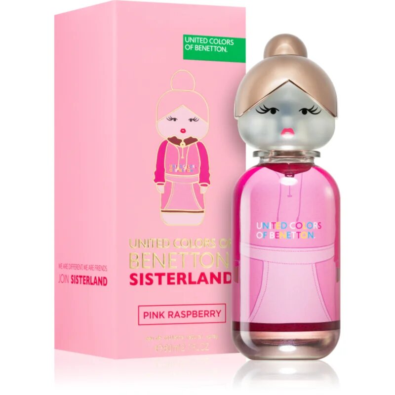 Benetton Sisterland Pink Raspberry Eau de Toilette hölgyeknek 80 ml