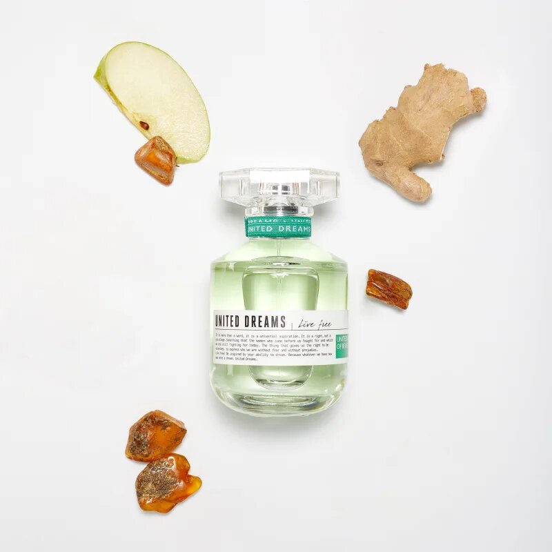 Benetton United Dreams for her Live Free Eau de Toilette hölgyeknek 80 ml