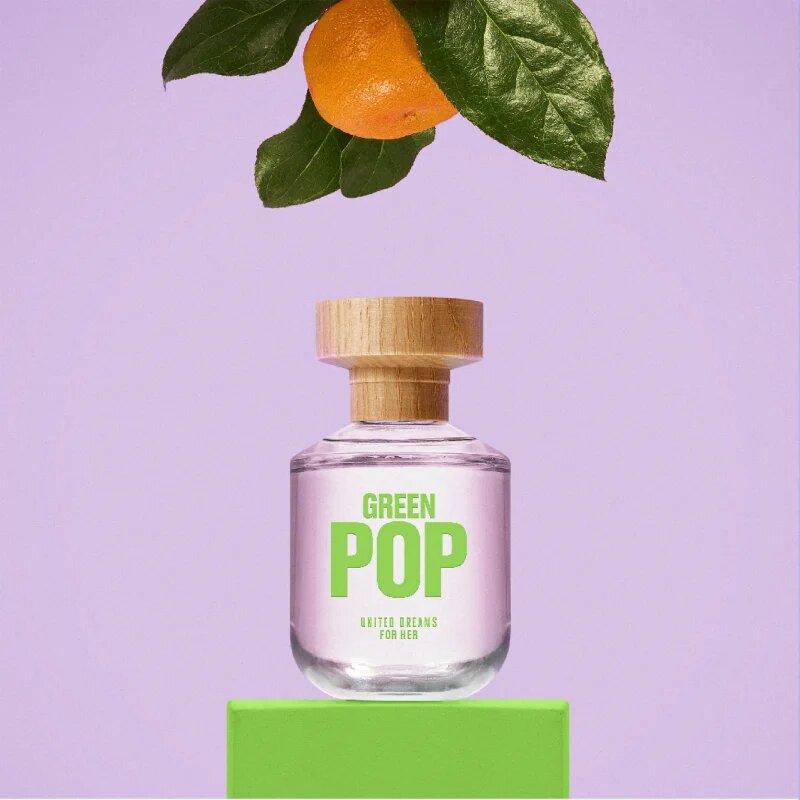 Benetton United Dreams Green Pop For Her Eau de Toilette hölgyeknek 80 ml
