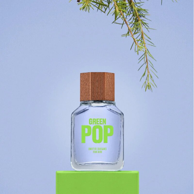 Benetton United Dreams Green Pop For Him Eau de Toilette uraknak 100 ml