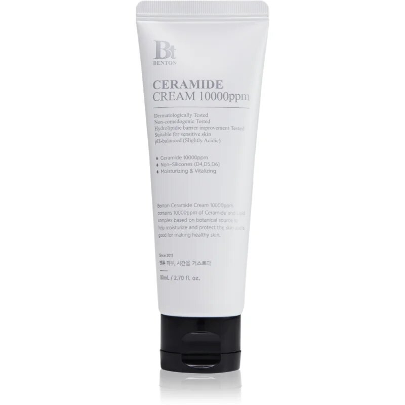 Benton Ceramide nyugtató és hidratáló krém az arcbőr regenerálására és megújítására 80 ml
