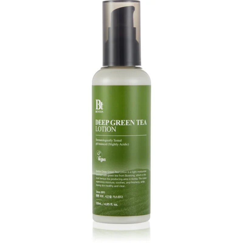 Benton Deep Green Tea hidratáló tej zöld teával 120 ml