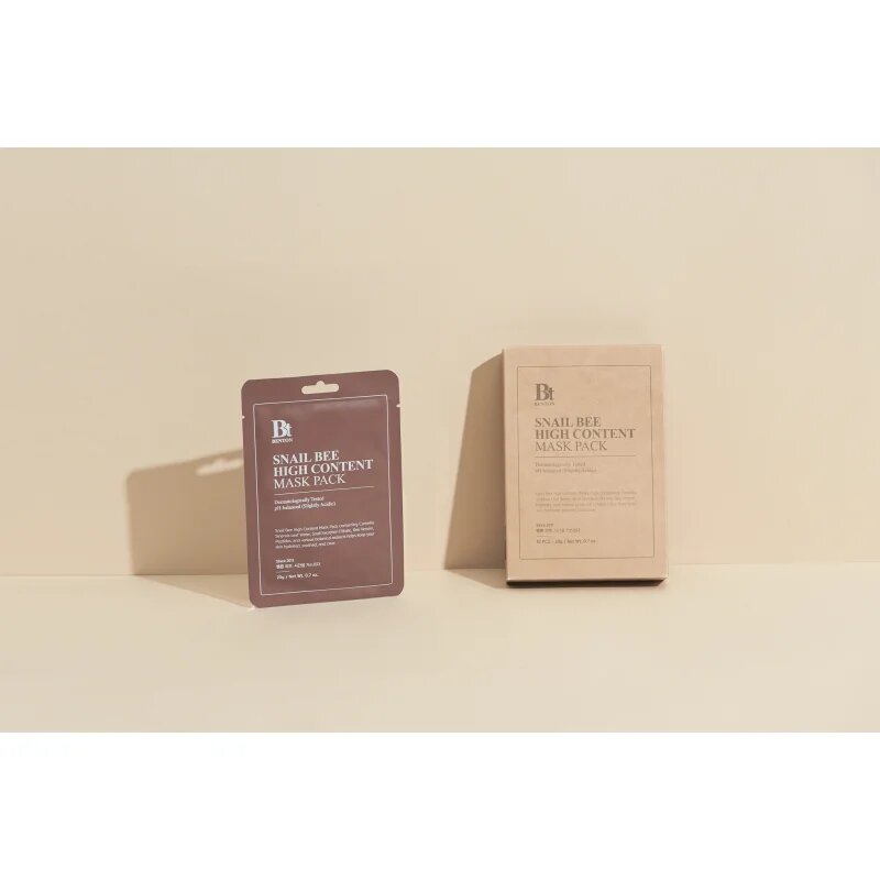 Benton Snail Bee komplex ápoló arcmaszk csiga kivonattal 10 × 20 g