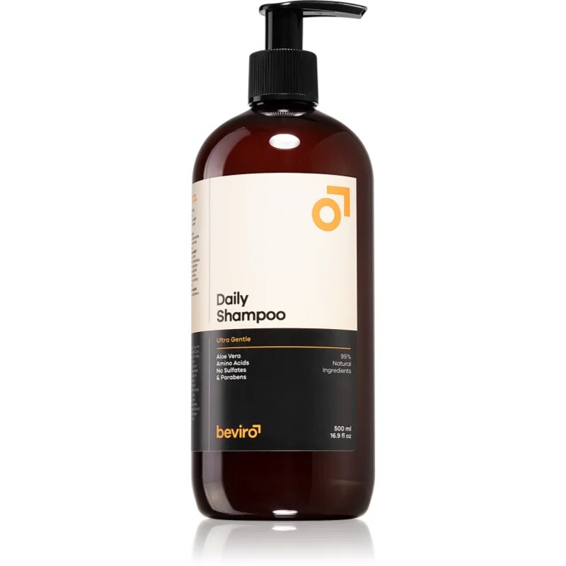 Beviro Daily Shampoo Ultra Gentle férfi sampon Aloe Vera tartalommal Ultra Gentle 500 ml