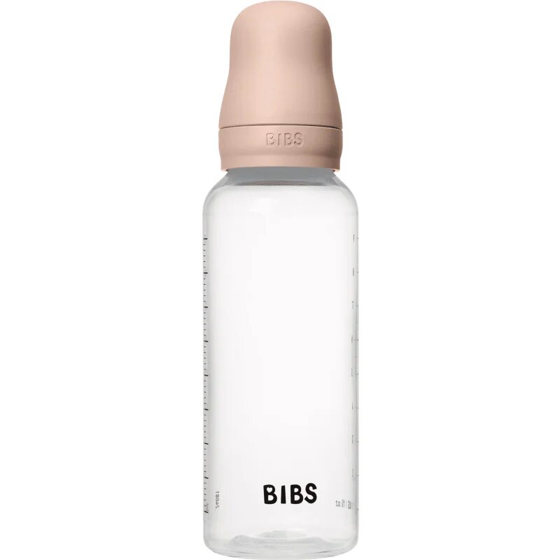 BIBS Anti-Colic Baby Bottle Latex antikólikás cumisüveg kaucsuk cumival Blush 1 db