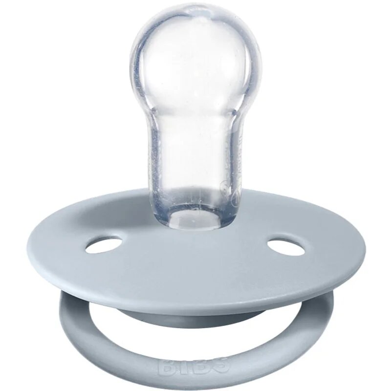 BIBS De Lux One Size cumi Iron / BabyBlue 2 db