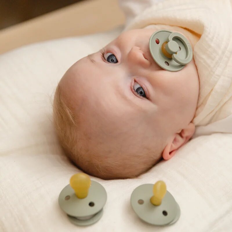 BIBS Try-It Size 1: 0+ months szett gyermekeknek születéstől kezdődően Sage 3 db