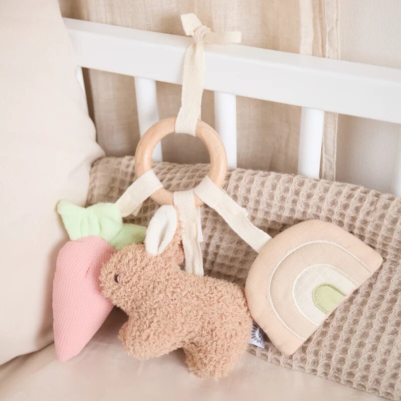 Bieco Activity Toy Bunny Fine kontrasztos függőjáték 1 db