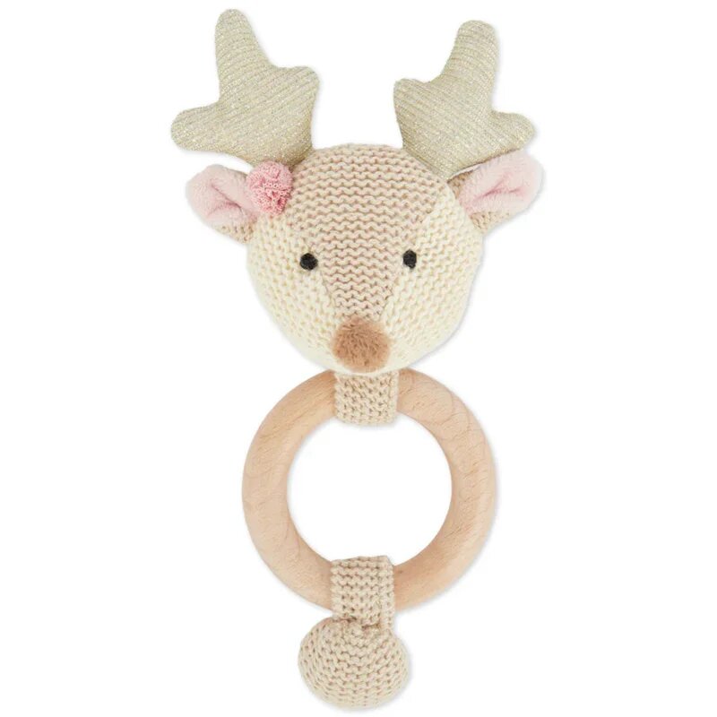 Bieco Grasping Toy with Rattle Fawn játék csörgővel 0 m+ 1 db