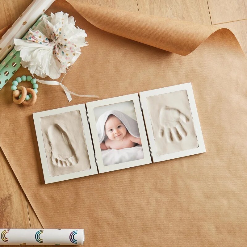 Bieco Impression Set with Picture Frame baba kéz- és láblenyomat-készítő szett 44 x 19 x 1 cm