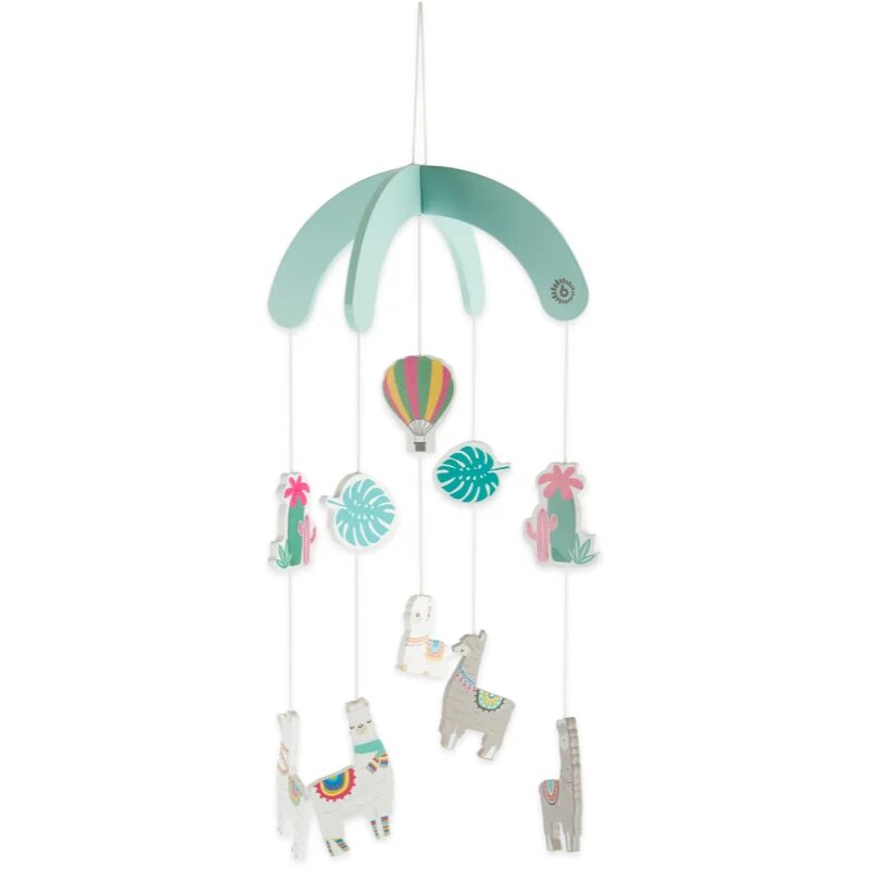 Bieco Wooden Mobile körhinta kiságyra 0 m+ Llama 1 db