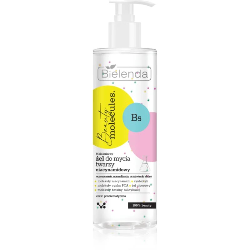 Bielenda Beauty Molecules hidratáló tisztító gél 195 g