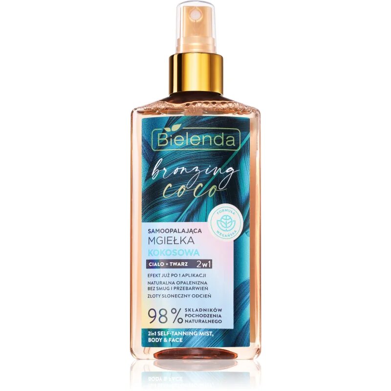Bielenda Bronzing Coco önbarnító permet arcra és testre 150 ml