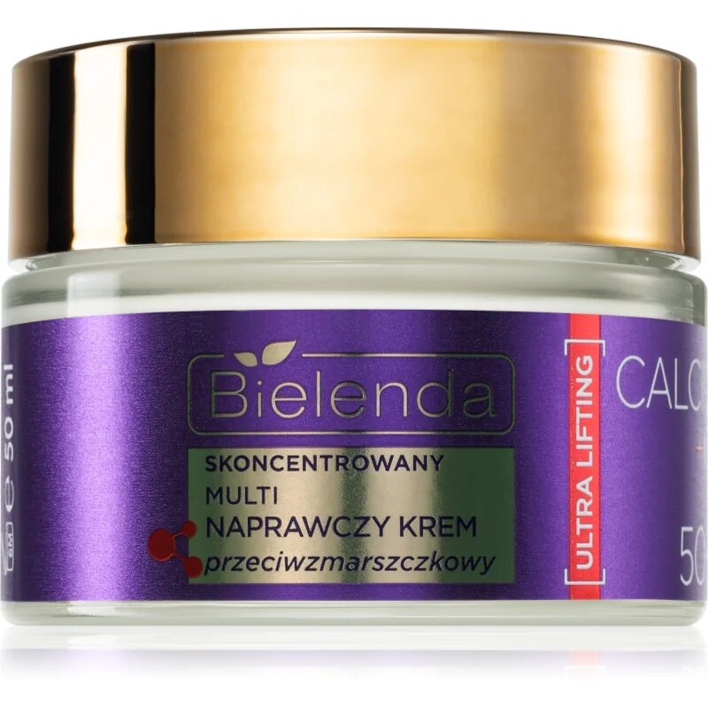 Bielenda Calcium + Q10 Concentrated multi-repair anti-wrinkle cream for the day 50+ nappali krém a ráncok ellen 50 ml