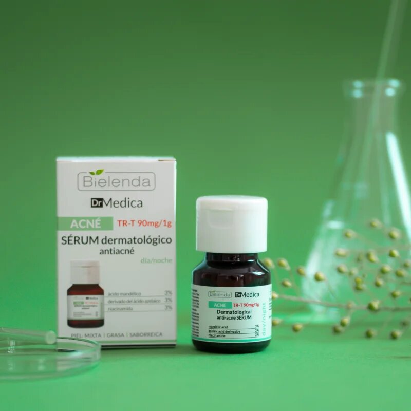 Bielenda Dr Medica Acne arcszérum szeborrheás és pattanásos bőrre 30 ml
