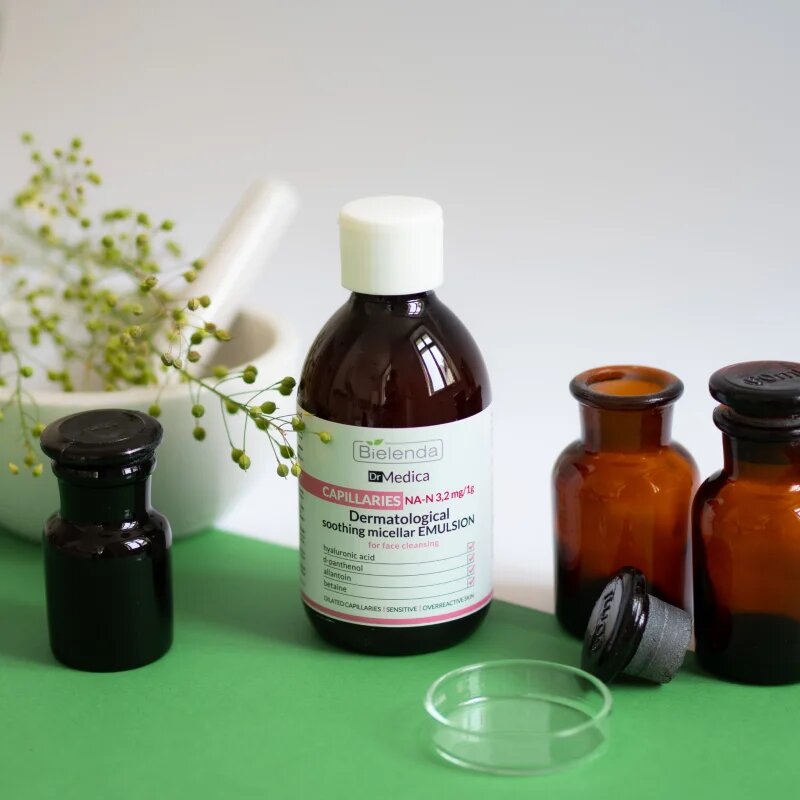 Bielenda Dr Medica Capillaries micellás tej semlegesíti a bőrpírt 250 ml