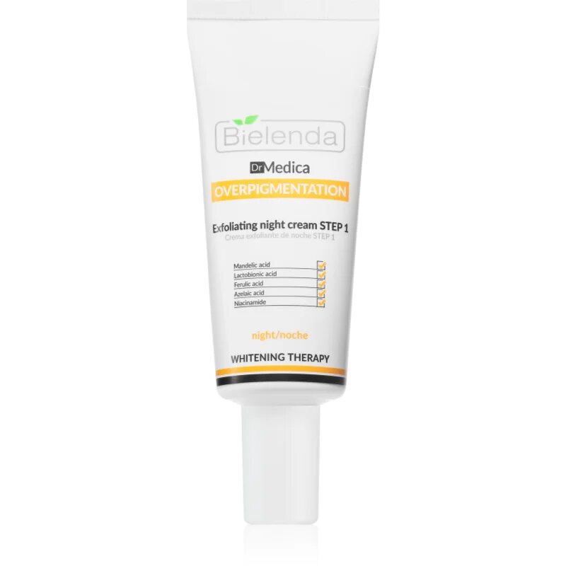 Bielenda Dr Medica Overpigmentation éjszakai arckrém hámlasztó hatással 30 ml